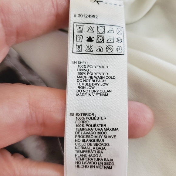 1084 * Forever 21 Spaghetti Strap Mini Dress Black White Size M - Picture 4 of 7